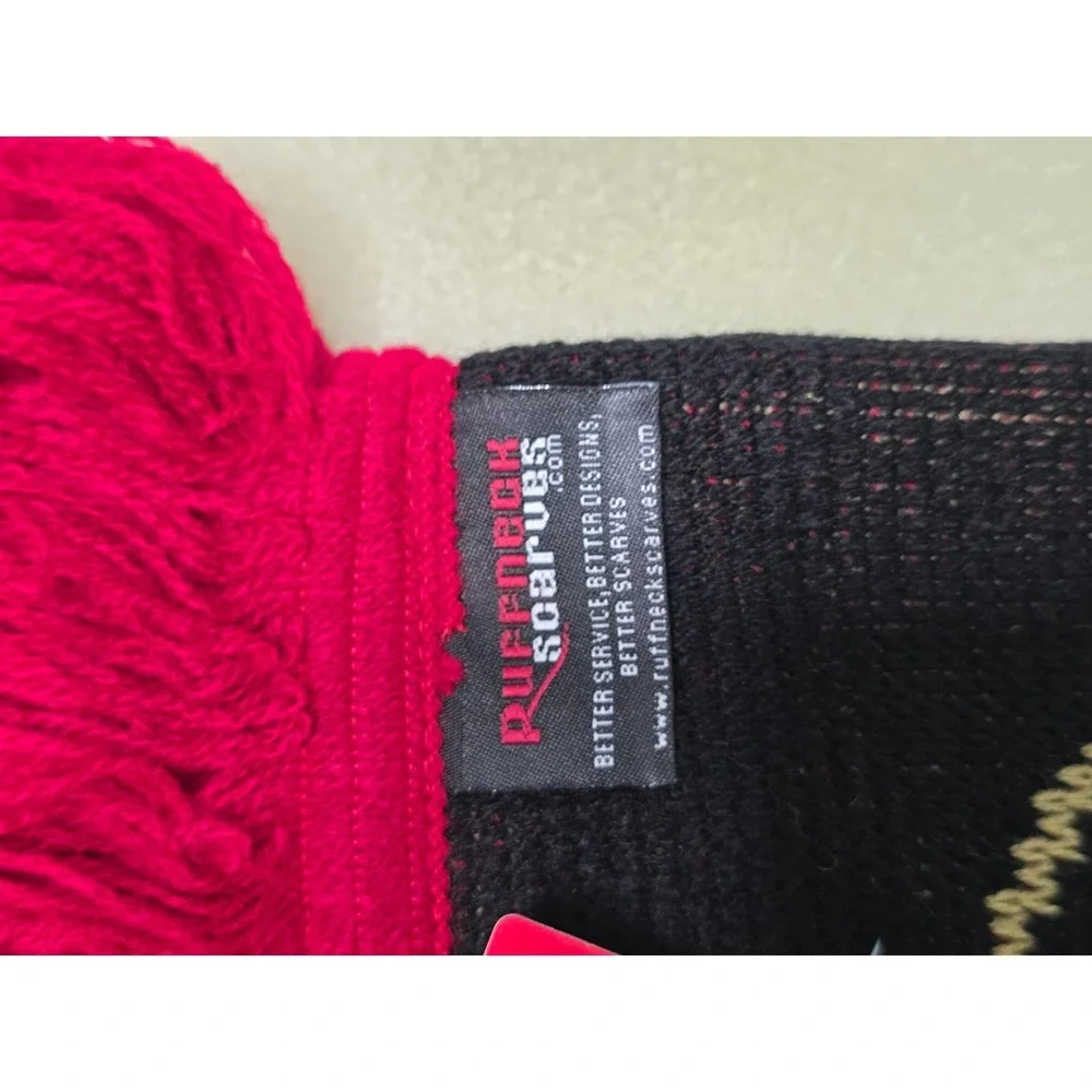 MSL Atlanta United FC Scarf Knit Supporters Red Black Soccer MLS Licensed New